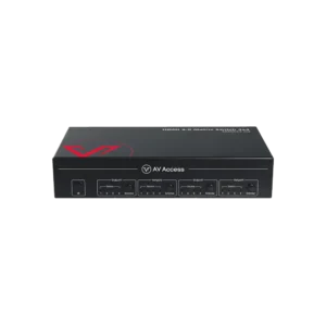 4×4 4K HDMI Matrix Switch with Downscaler, Audio Extraction, IR Remote Control           4KMX44-H2