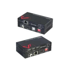 4K HDMI KVM Extender over IP, 120m/390ft USB Extender w/ Zero Latency & 1080P@120Hz, up to 16 Sets with DIP Setting    4KIP100-KVM