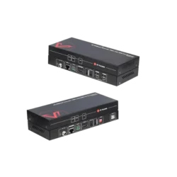 Zero-Latency 4K HDMI KVM Extender, 100m/330ft HDBaseT Extender w/ 4-Port USB 2.0 for PC Control, 1080P@120Hz, PoH & RS232        4KEX100-KVM