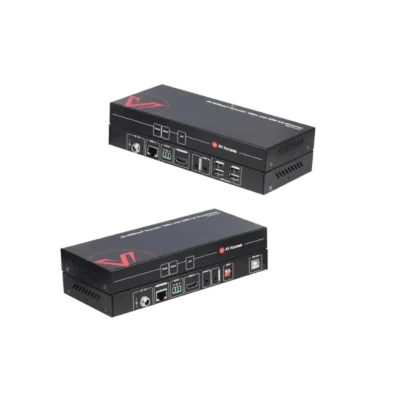 Zero-Latency 4K HDMI KVM Extender, 100m/330ft HDBaseT Extender w/ 4-Port USB 2.0 for PC Control, 1080P@120Hz, PoH & RS232        4KEX100-KVM