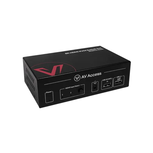 High-End 2×1 8K KVM Switch w/ HDMI 2.1 & USB 3.0 Hub, Supports 10K@120hz, 8K@120hz, 1080P@240hz & 2560×1440@144hz, Ideal for Gaming        8KSW21-KVM - Image 2