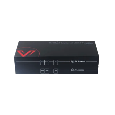 Zero-Latency 4K HDMI KVM Extender, 100m/330ft HDBaseT Extender w/ 4-Port USB 2.0 for PC Control, 1080P@120Hz, PoH & RS232        4KEX100-KVM - Image 2