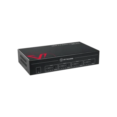 4×4 4K HDMI Matrix Switch with Downscaler, Audio Extraction, IR Remote Control           4KMX44-H2 - Image 3
