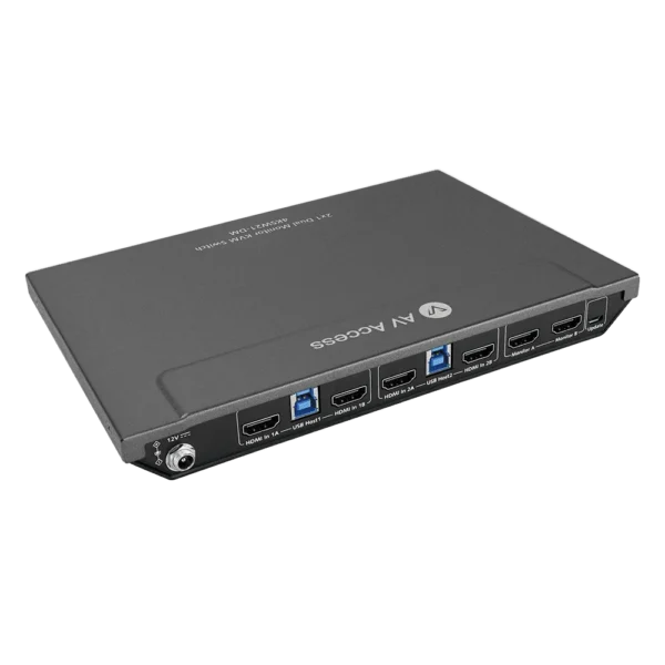 4K Dual Monitor KVM Switch, 2-Port HDMI with Hotkey Switching, Supports High Refresh Rates like 144Hz, 165Hz & 240Hz           4KSW21-DM - Image 5