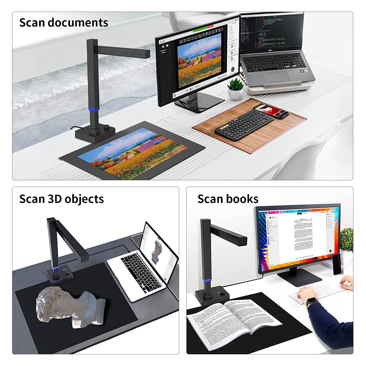 CZUR Shine 1300 Pro – A3 Overhead Document Scanner - Image 3