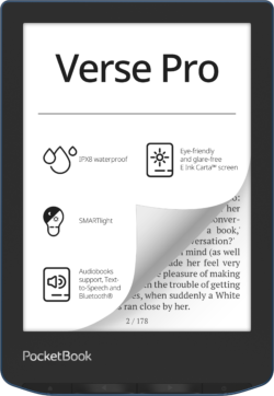 PocketBook Verse Pro – Premium 6-Inch Waterproof E-Ink E-Reader with SMARTlight